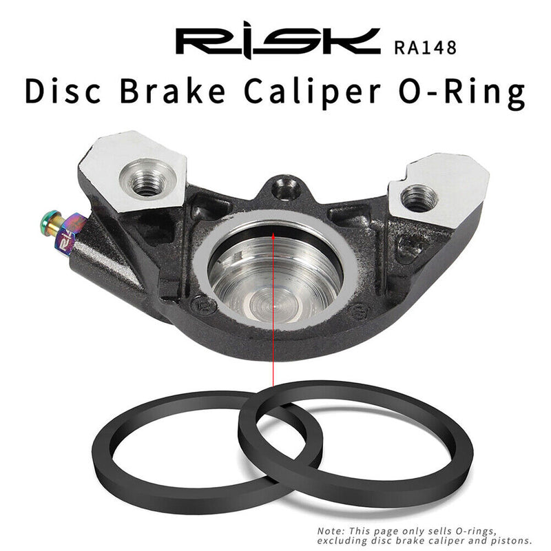 RISK 2pcs MTB Road Bike Piston Disc Brake Caliper Sealing Ring for XT SLX
