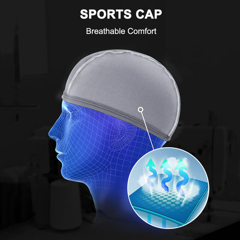 Quick Dry Helmet Cycling Cap Anti-UV Motorcycle Bike Riding Unisex Inner Hats