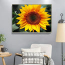5D DIY Full Round Drill Diamond Painting Positive Sunflower Cross Stitch