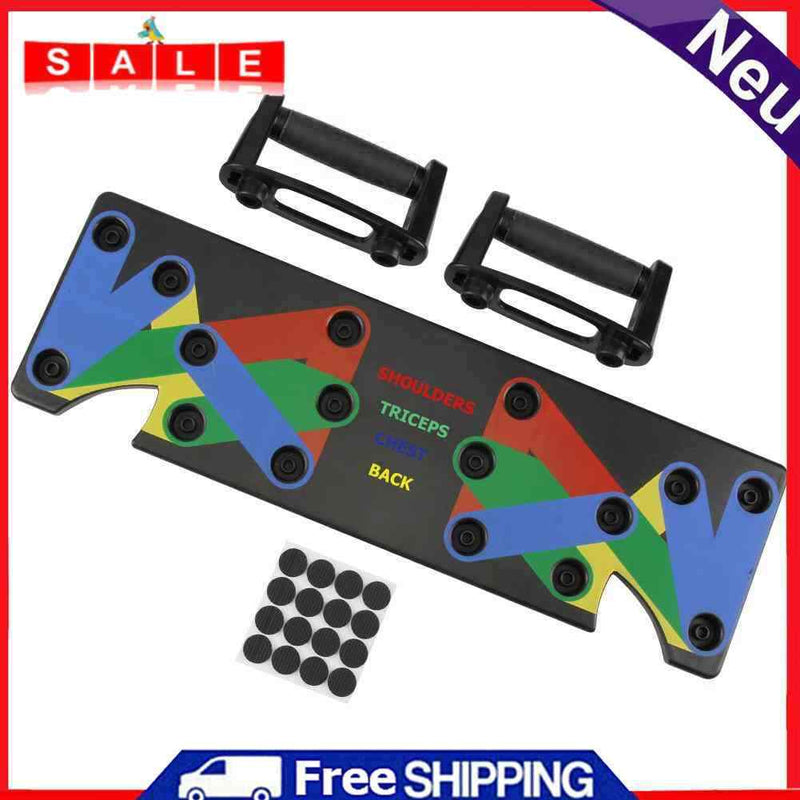 Building Push Up Rack Board System Fitness Comprehensive Exercise Workout Train