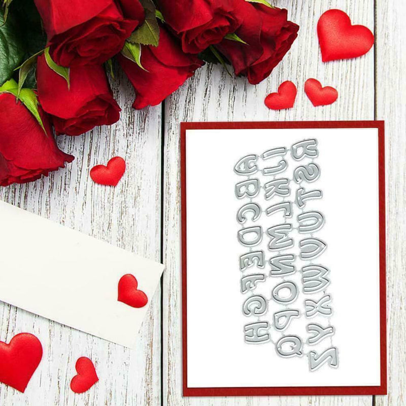 Letter Metal Cutting Dies Scrapbooking Embossing Stencil R5 Card Craft J9K F8F2