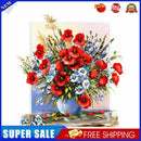 5D DIY Diamond Painting Kits Full Round Drill Oil Paint Flower Decor (X625)