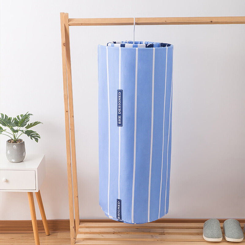 Spiral Clothesline Sheet Drying Rack Closet Quilt Blanket Hook Wall Hanging