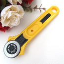 1 pc 28mm Circular Cut Yellow Roll Cutter Blade Patchwork Fabric Le