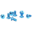 12pcs M5x8mm Disk Brake Bolts T25 Bike Bottle Holder Bolts Screw (Blue) Newly
