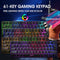 HXSJ V700 61 Keys RGB Backlight USB Wired Keyboard for Computer PC Gamers