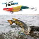 14cm 20g Luminous Wood Shrimp Fishing Lures Artificial Wobbler Bait (8)