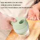 3in1 Handheld Electric Vegetable Cutter Set Durable Crusher Kitchen Tool`