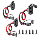 Car Battery Extension Tender SAE DC Power Automotive Panel Connector Cables