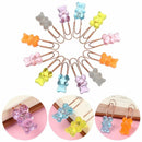 Office Stationery Cartoon Paper Clips Bookmark Binder Organizer Clip Holder