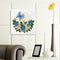 DIY Diamond Painting Kit Blue Flower Butterfly Partial Special Shape Drill