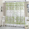 4pcs Peony Curtain Living Room Bedroom Home Door Window Curtain (Pink)
