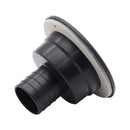 Automobile Car Fresh Water Fill Hatch RV Boat Lockable Inlet Filter (Black)