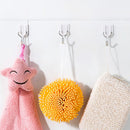 6pcs Viscose Hook Strong Wall Stickers Towel Holder Kitchen Bathroom Home Gadget