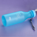 Candy Colors Unbreakable Frosted Plastic Kettle 550mL Water Bottle (Blue)