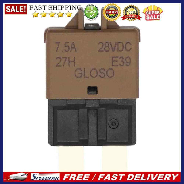 DC32V Manual Reset ATC Circuit Breaker Blade Fuse for Car Boat(7.5A Grey)