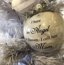 Christmas Tree Memorial Ornament Feather Ball Hanging Ornaments Family Pendant