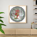 5D DIY Full Round Drill Diamond Painting Kit Christmas Wreath Drawing Ornamen