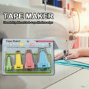 4pcs Splicing Fabric Bias Tape Maker 4 Size 6mm 12mm 18mm 25mm Binding Tools
