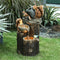 Garden Statue - Animal Sculptures Squirrel Outdoor Decoration Light (Solar)