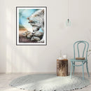 5D DIY Full Drill Square Shape Wolf Rhinestone Diamond Drawing Home Decoration