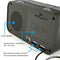 Digital Dual Timer LED Radio Clock Home Decor Alarm Clock Sleep Bedside Clocks