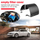 Cold Air Intake Cone Filter Heat Shield Carbon Fiber Look for 2.5-5.5 inch Neck