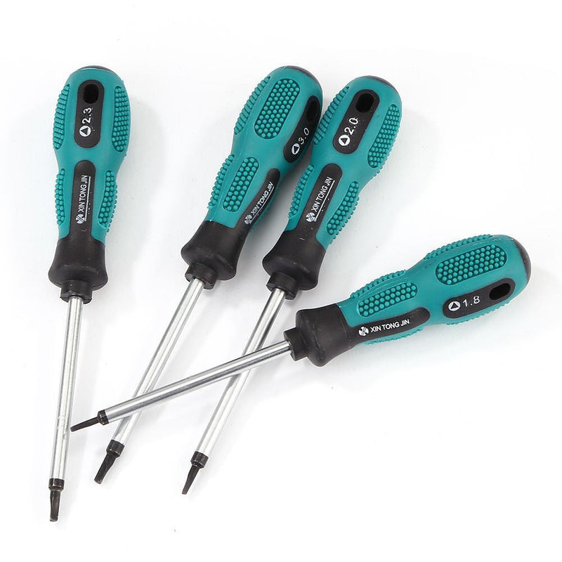 Manual Insulated Screw Driver Triangle Screwdriver Repair Hand Tool (4pcs) Newly