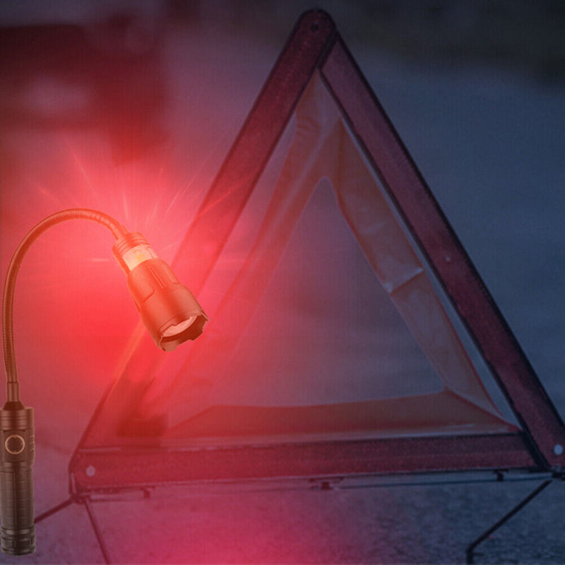 3 in 1 XHP50+COB LED Camping Lights Telescopic Zoom Waterproof Flashlight