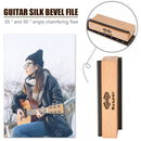 Muspor 2 in 1 Guitar Fret Crowning File Luthier Maintenance Polishing Tools