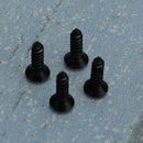 50pcs Acoustic Guitar Electric Guitar Electric Bass Panel Screw (Black) Newly