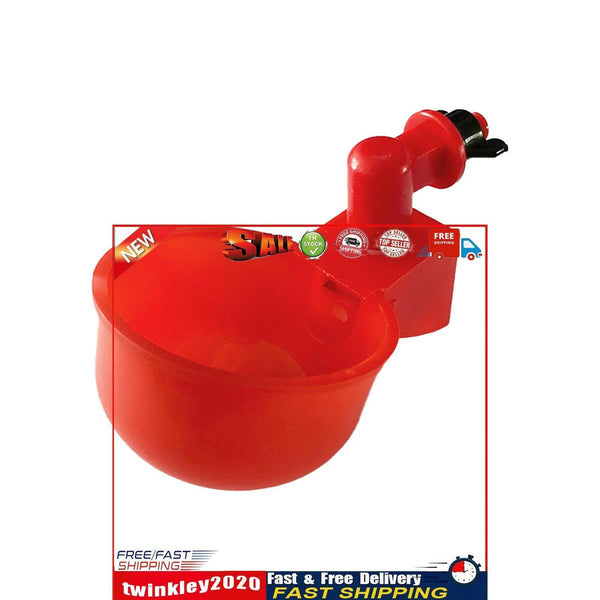 Chicken Water Cups Automatic Chicken Feeder Waterer for Poultry (1pc) Newly