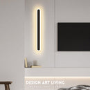 Modern Long Wall Light Home Living Bedroom Background Sconce Light (Black) Newly