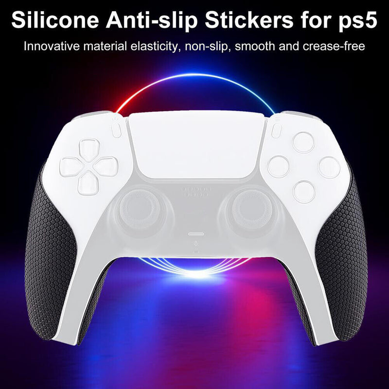 1 Set Sweat Absorbent Hand Grip for PlayStation 5 PS5 Controller Silicone Pad