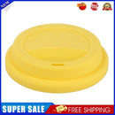 Silicone Cup Lid Reusable Anti-dust Leakproof Insulation Cup Cover (Yellow)