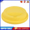 Silicone Cup Lid Reusable Anti-dust Leakproof Insulation Cup Cover (Yellow)