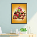 5D Diamond Painting Full Round Drill Dessert Picture of Rhinestone