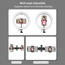inch Phone Brackets 110cm Tripod Stand Selfie Video Light kit LED Ring Light