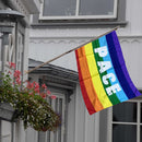 Peace Flag, Rainbow Flag, Vivid Colors Without Flagpole f? Interior - and