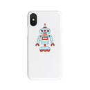 9pcs DIY Self-Adhesive Rhinestone Stickers Kit Colorful Cute Robots Phone Decor