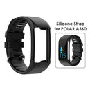 Sport Smart Watch Strap Replacement Wrist Band for POLAR A360 A370 (Black) Newly
