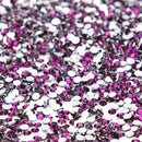 30g 4mm Crystal Rhinestone Acrylic Flat Back DIY Nail Sequins (Old Rose)