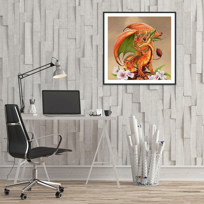 5D DIY Full Drill Diamond Painting Dragon Embroidery Mosaic Craft Home Decor Kit