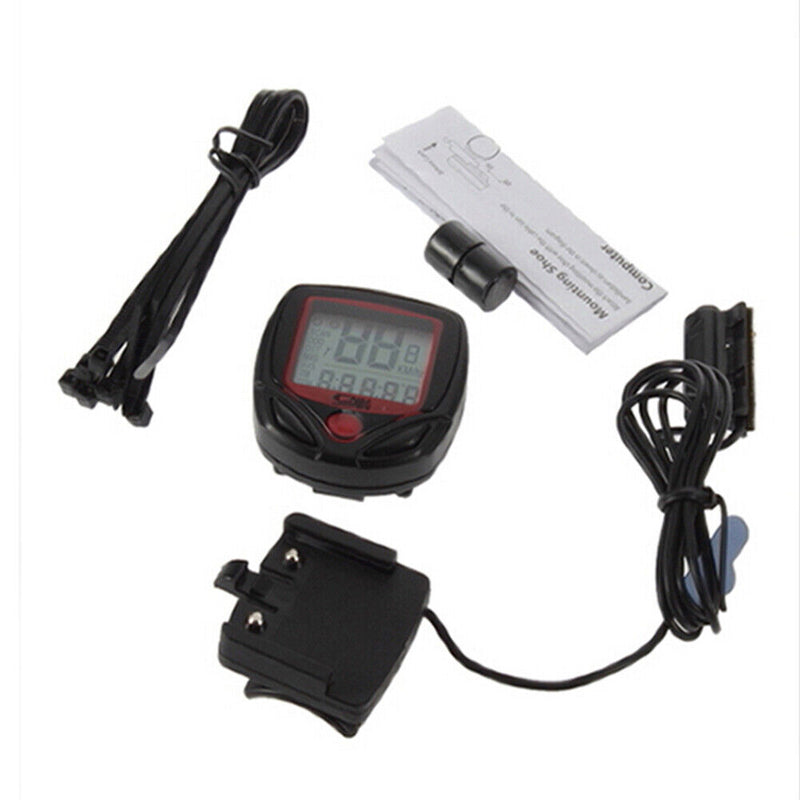 SUNDING 548B Waterproof MTB Bike Speedometer Cycling Digital LCD Odometer Newly