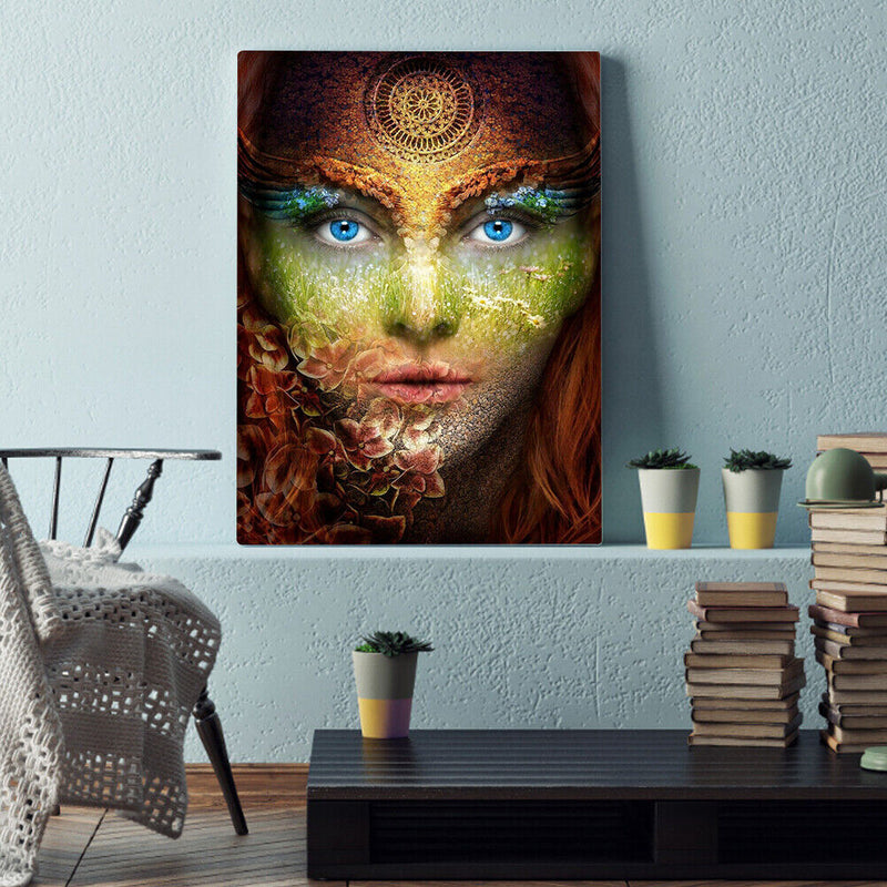 5D DIY Full Round Drill Diamond Painting woman Drawing Newly