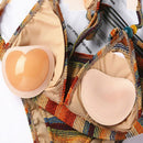 2pcs Thick Bikini Push Up Pad Silicone Sponge Bra Chest Insert Pads (Beige)