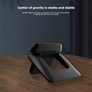 2x Plastic Mini Laptop Riser Invisible Stand Foldable Notebook Cooling Holder