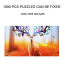 Puzzle Stickers Fixed 1000pcs Jigsaw Large Clear Transparent Peel Glue Sheets