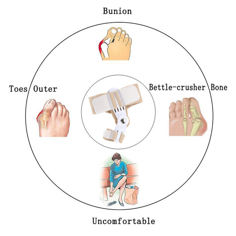 Hallux Valgus Corrector Wide Range Applications Toe Orthosis for Foot Care