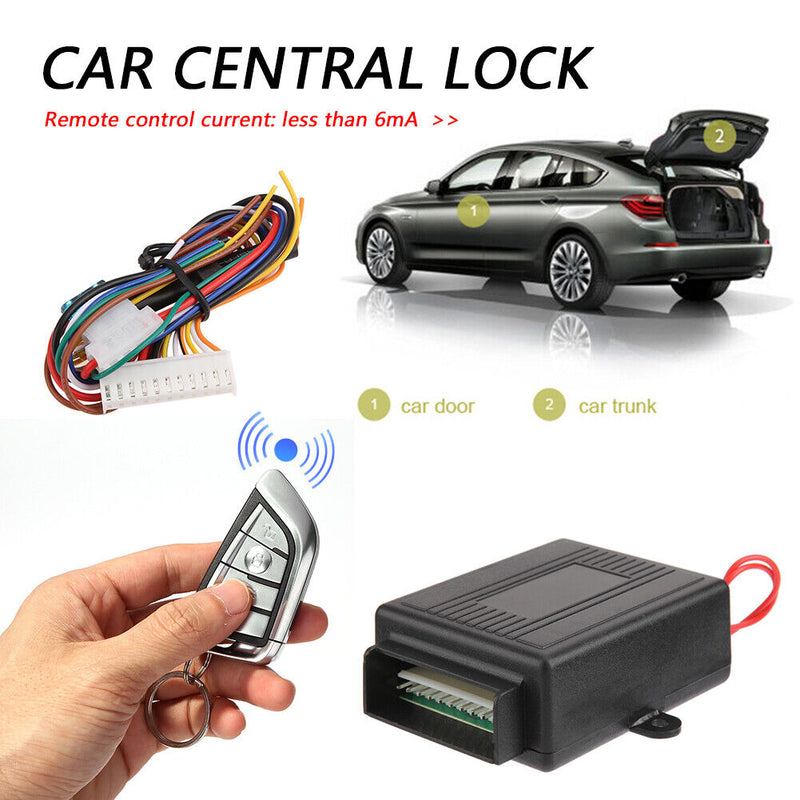 Car Remote Central Door Lock Kit Auto Keyless Entry Alarm System 402/T304